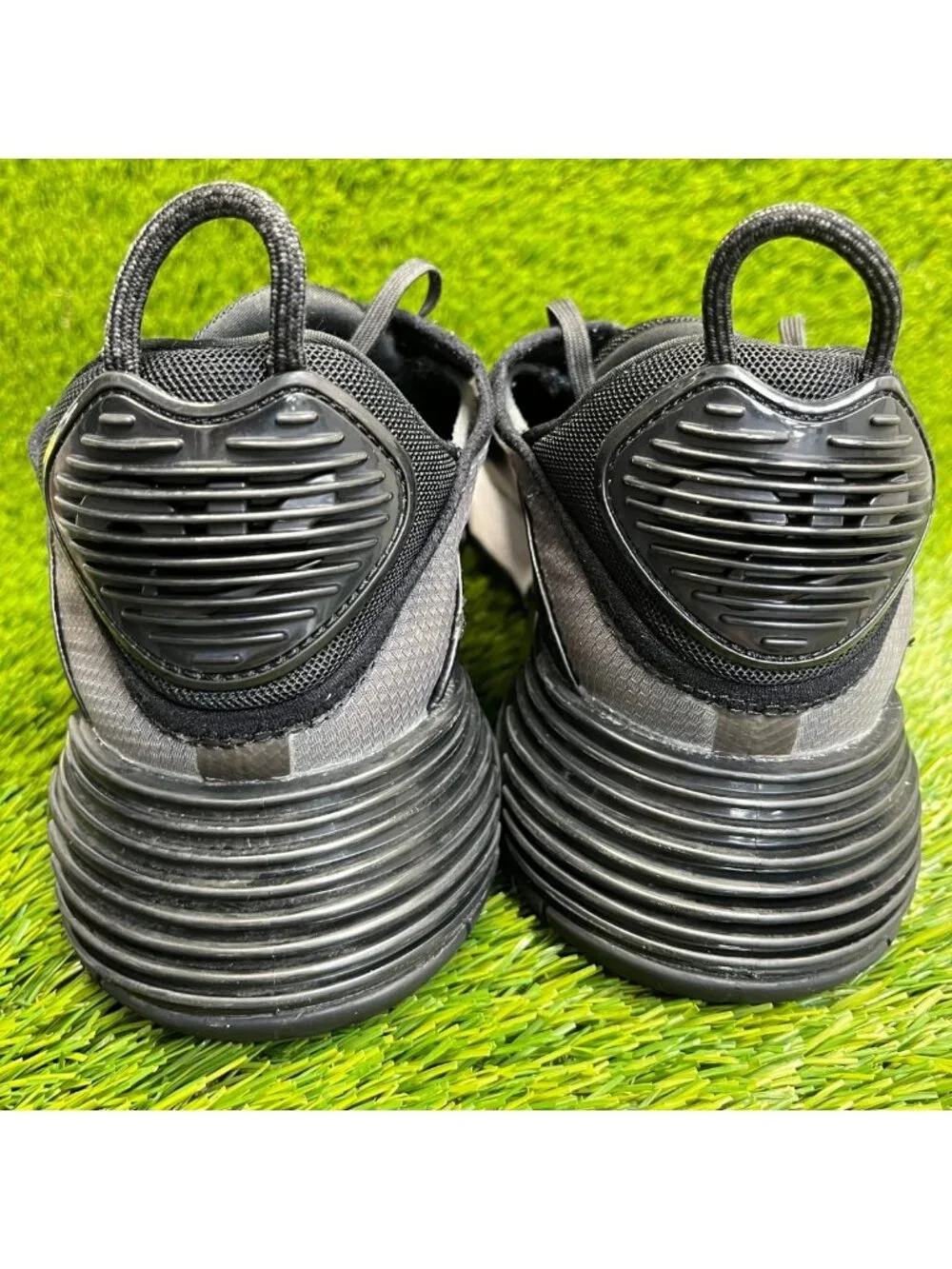 Nike Air Max 2090 Mens Size 11 Gray Black White Athletic Running Shoes Sneakers